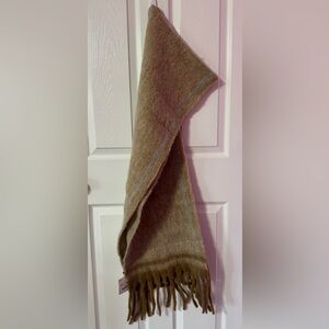 Zara Tan Wool Scarf